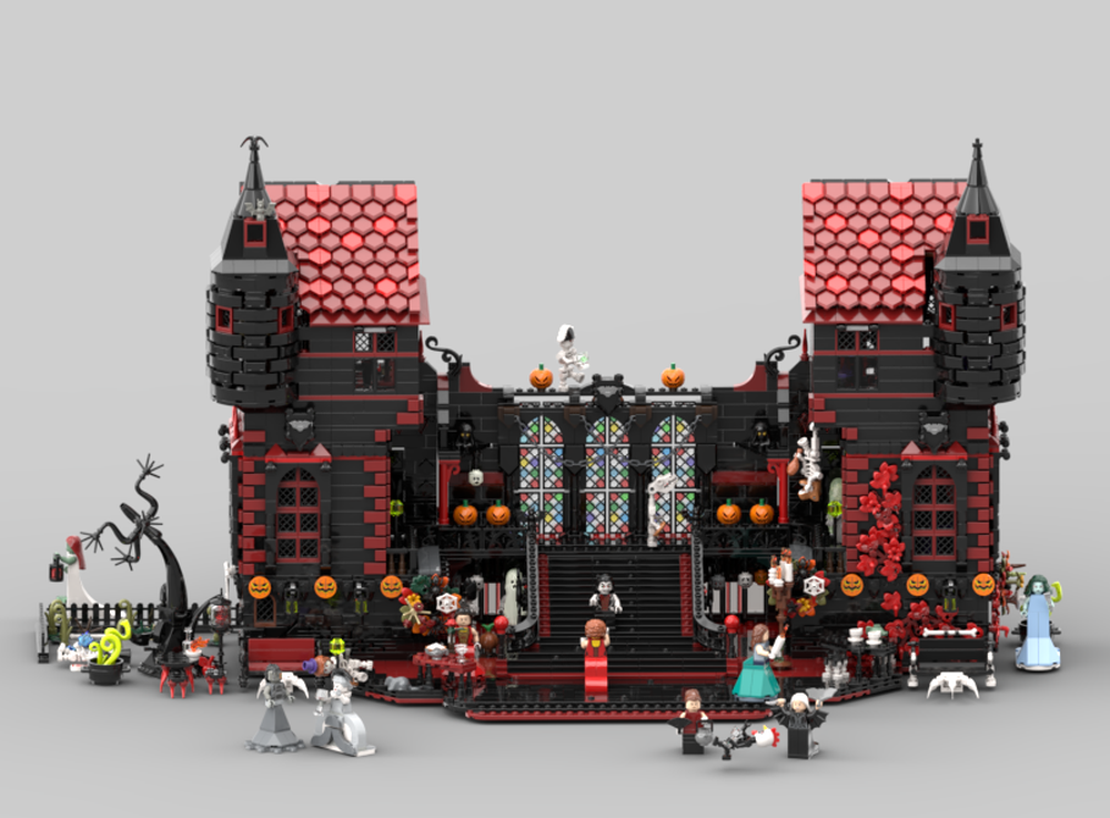 Lego Halloween party at count von Krolocks' castle