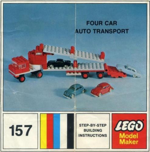Lego Four Car Auto Transport