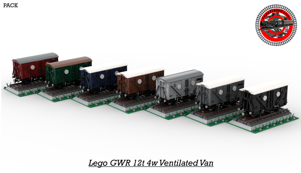 Lego (PACK) GWR 12T 4w Ventilated Van (8w)