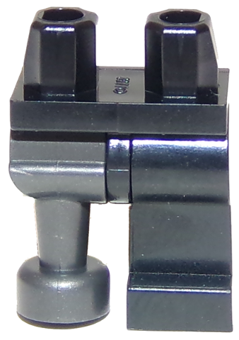 Lego Hips and 1 Black Left Leg, 1 Pearl Dark Gray Pirate Peg Leg