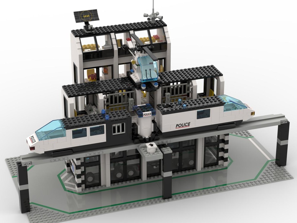 Lego Monorail Police Station