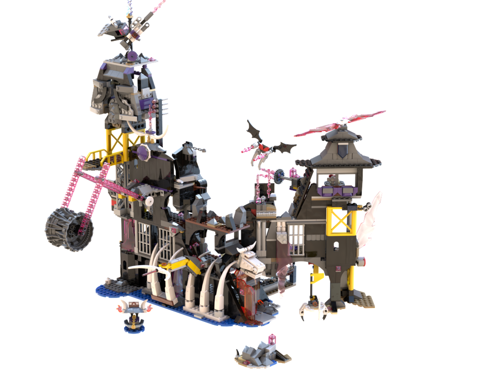 Lego Garmadon's mega fortress