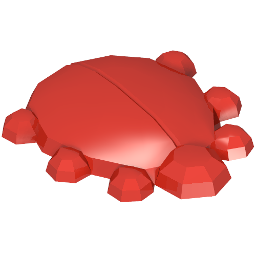 Lego Belville / Scala, Insect, Beetle / Ladybug / Red
