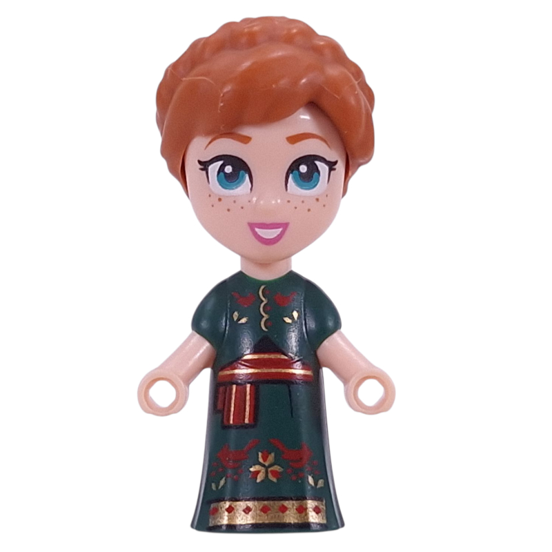 Lego Anna - Microdoll, Dark Green Dress