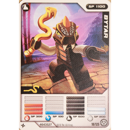 Lego Trading Card, Ninjago Deck #2: 18 - Bytar - International Version