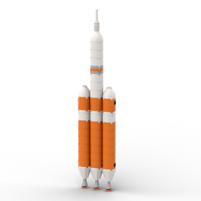 Lego Mini Delta IV Heavy with Orion