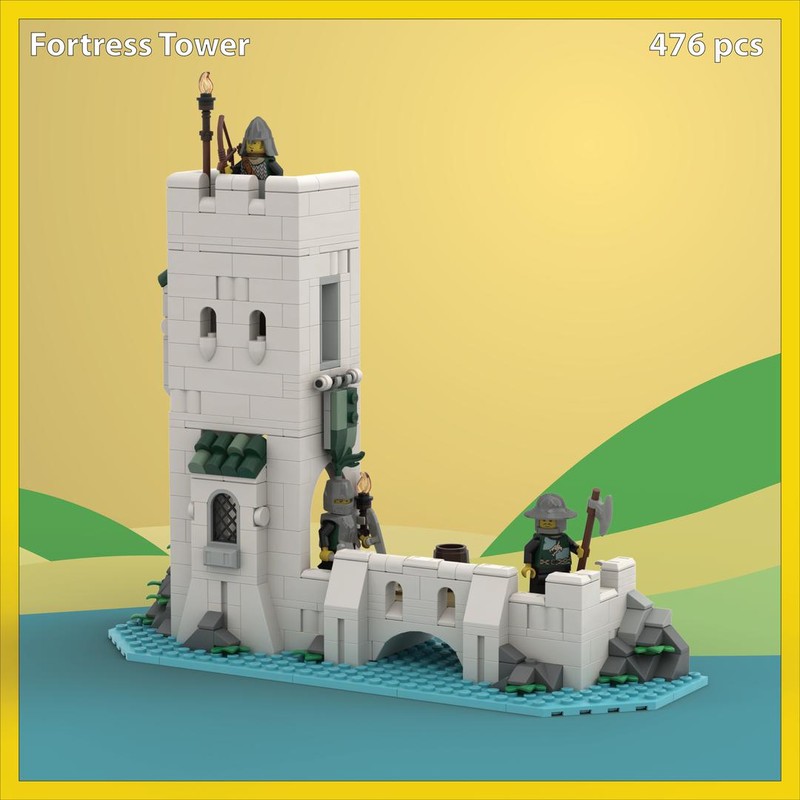 Lego Castle Themed Fortress Tower