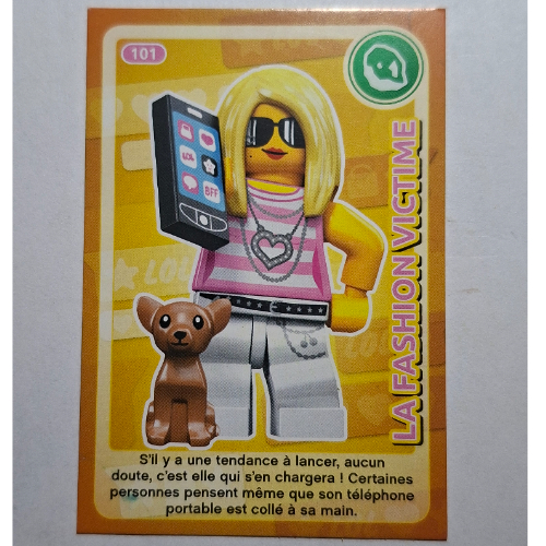 Lego Trading Card for Set TRADINGCARD-12, #101 Print