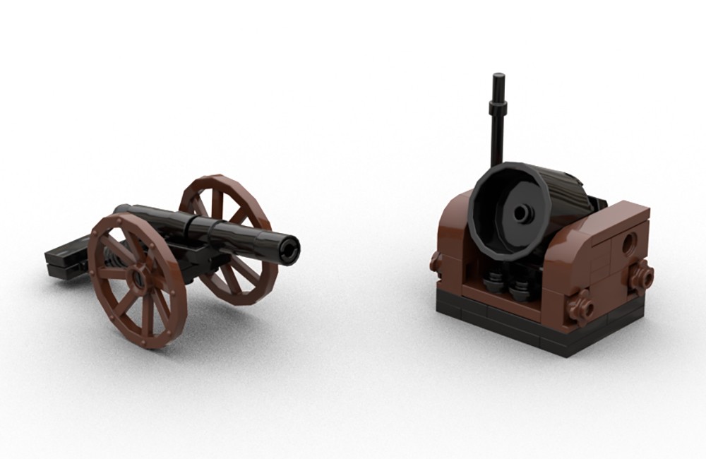 Lego Cannon and Mortar
