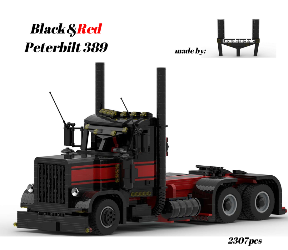 Lego Black&Red Peterbilt 389