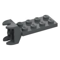 Lego Hinge Plate 2 x 4 with Articulated Joint - Female / Dark Bluish Gray