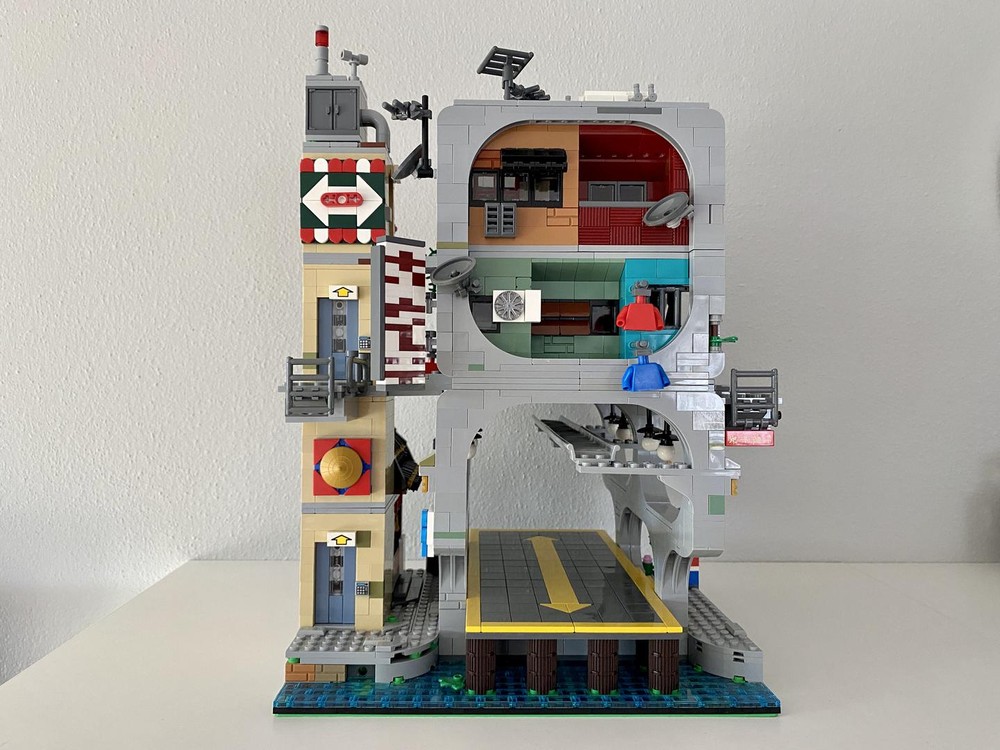 Lego Ninjago City Suspended Train Station