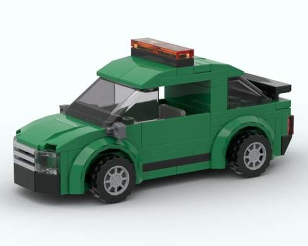 Lego Green Safety Car (MOC)