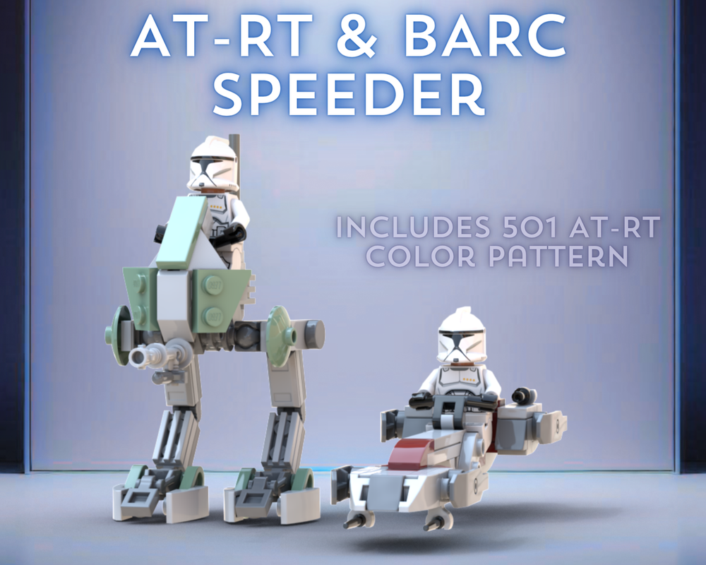 Lego AT-RT And BARC Speeder Combo Pack