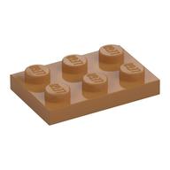 Lego Plate 2 x 3 / Medium Nougat
