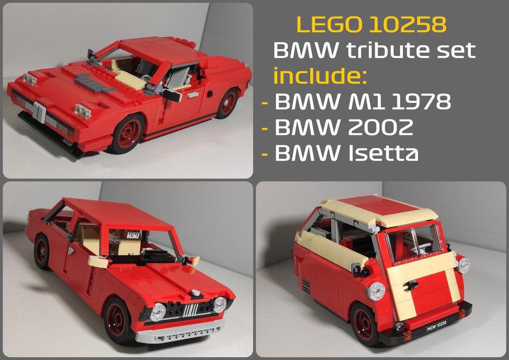 Lego 10258 BMW Tribute set