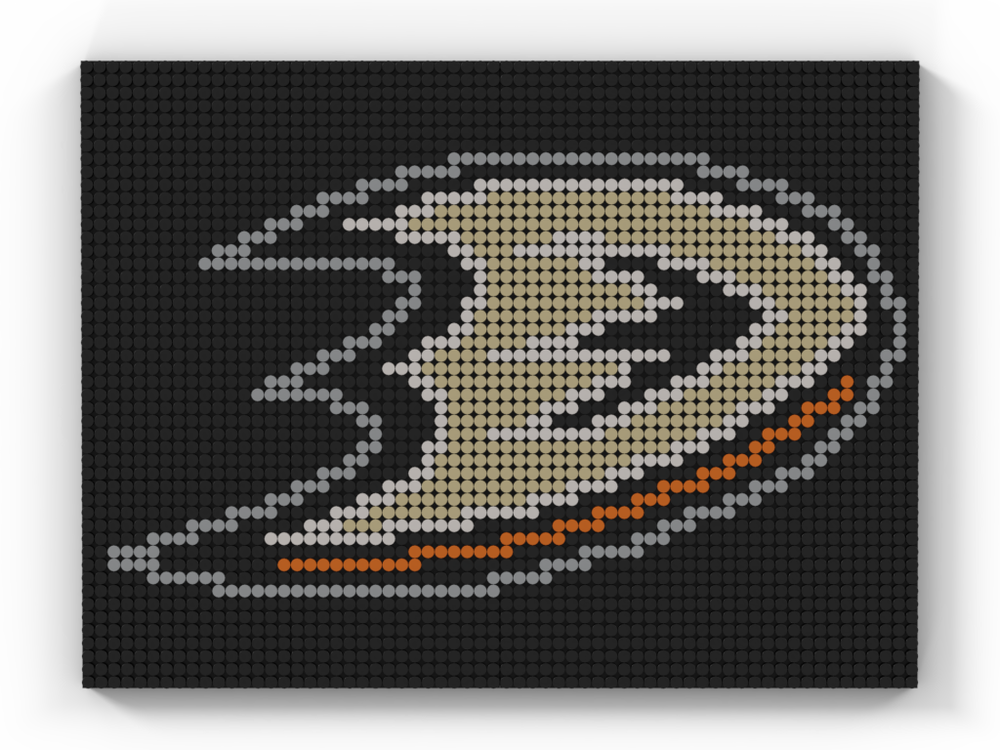 Lego Anaheim Ducks Logo