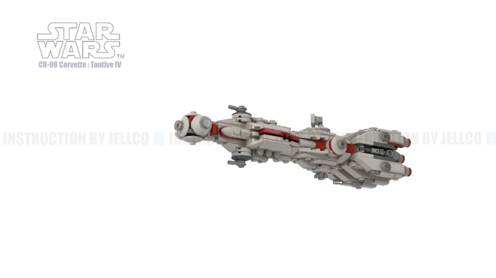 Lego Mini Size CR-90 Corvette Tantive IV : RENEWAL