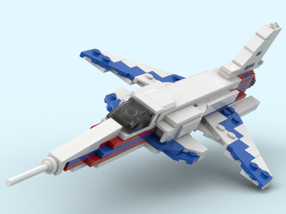 Lego Grumman X-29 Experimental (1:62.5 scale)