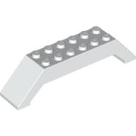 Lego Brick Sloped 45° 10 x 2 x 2 Double / White