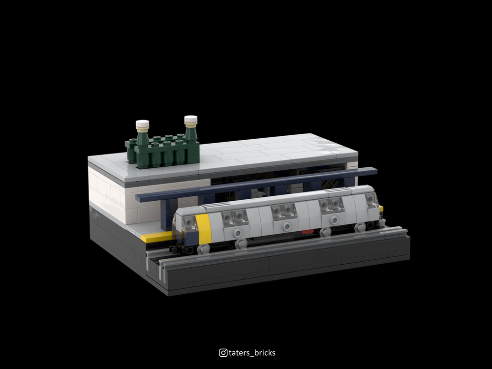 Lego Mini NYC Subway Station diorama