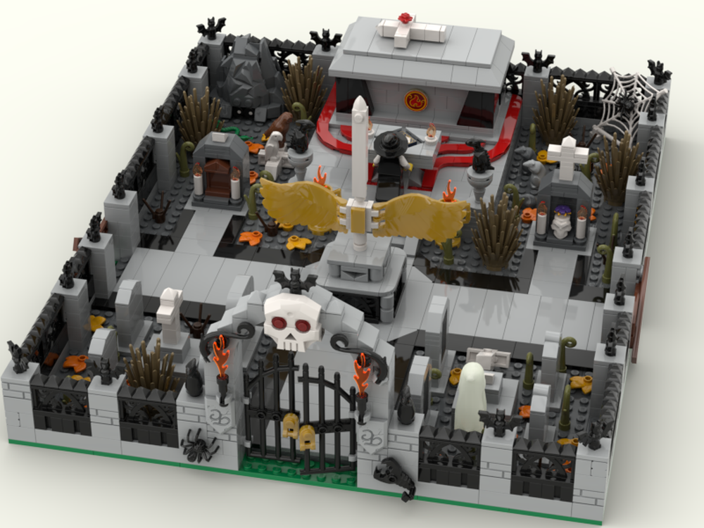 Lego A horrible cemetery