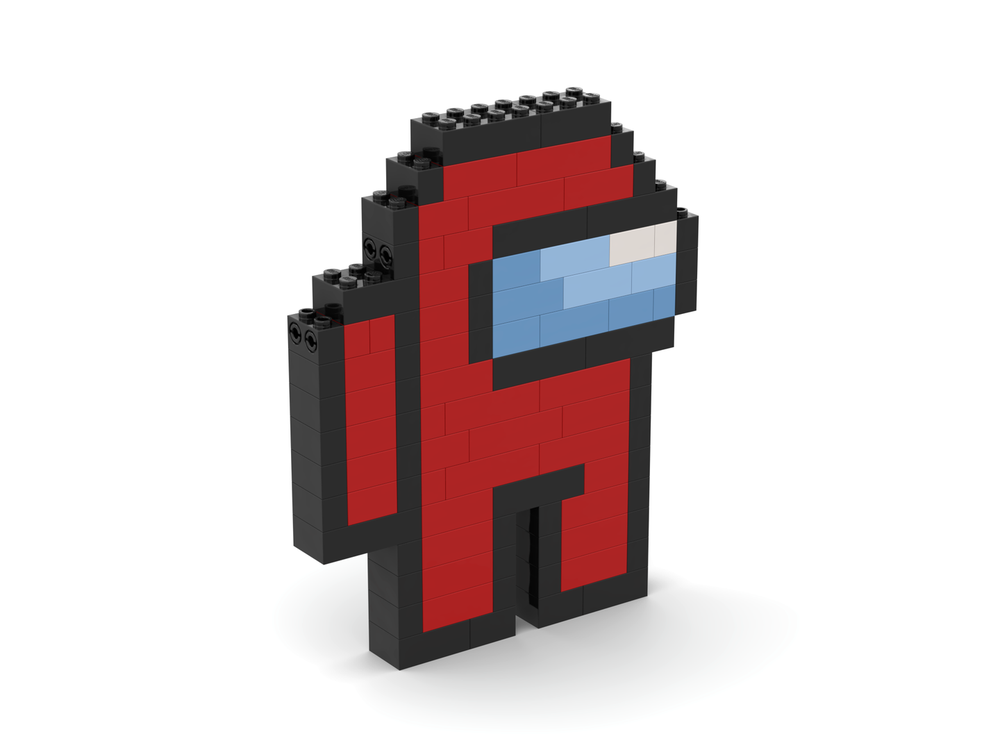 Lego Among Us Red Crewmate