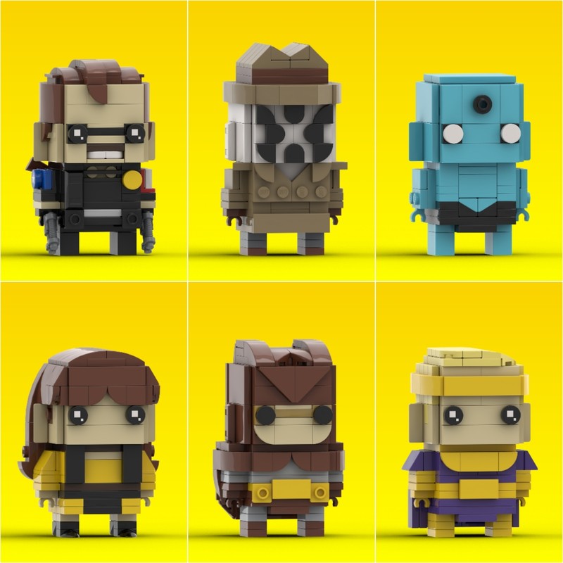 Lego Watchmen Custom Brickheadz Collection