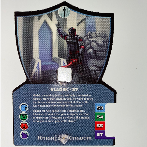 Lego Trading Card, Knights Kingdom II, Vladek - 37 / [No Color/Any Color]