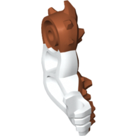 Lego Arm Dogpound, Left / Dark Orange