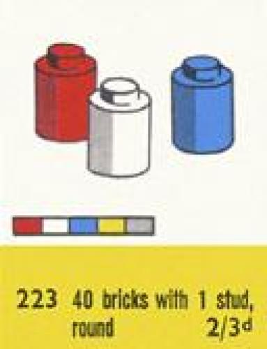Lego 1 x 1 Round Bricks