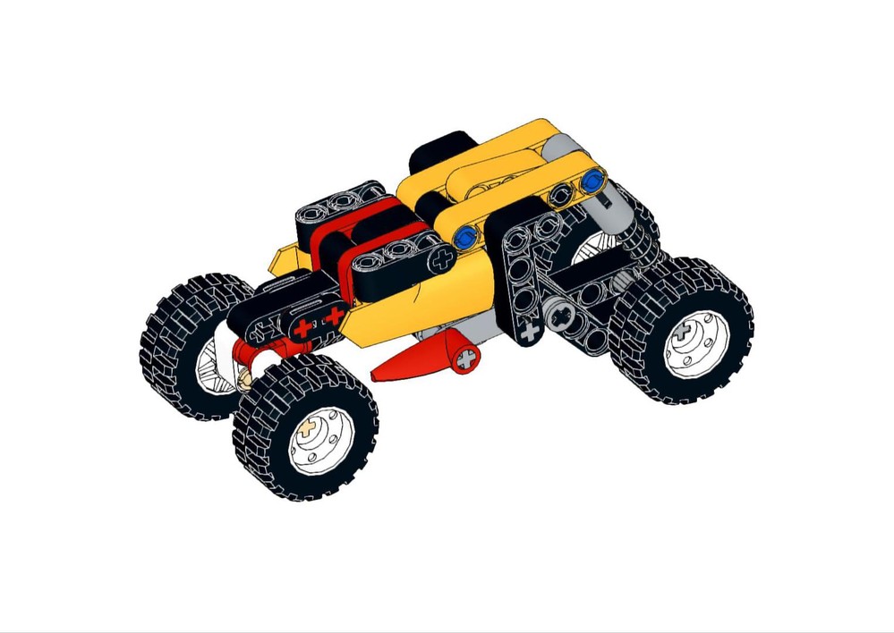 Lego Rat Rod ATV