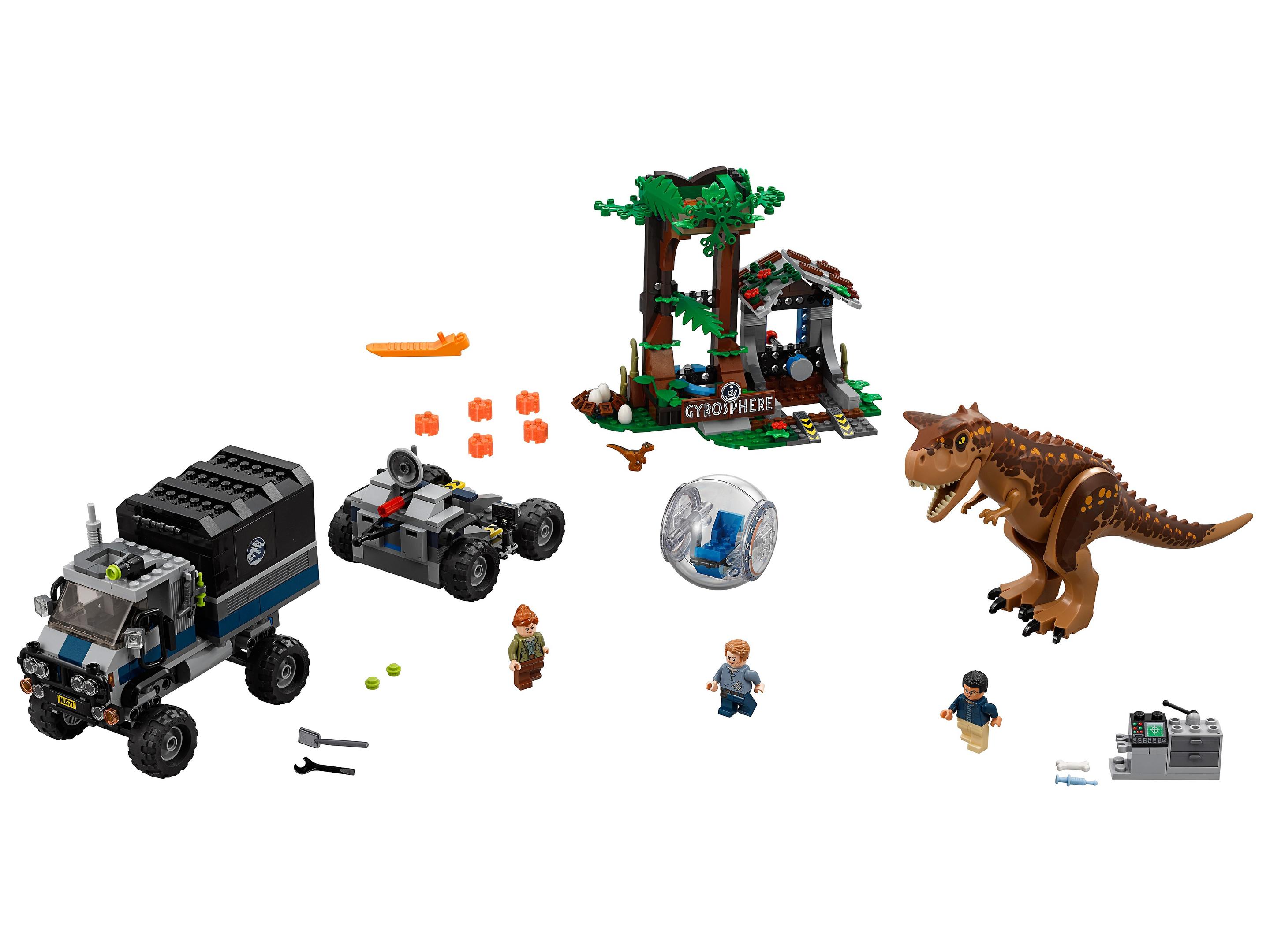 Lego Carnotaurus Gyrosphere Escape