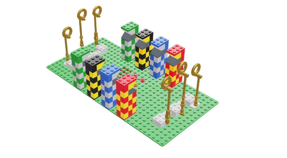 Lego Quidditch Pitch to scale with: 71043