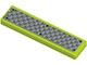 Lego Tile 1 x 4 with Dark Gray Tread Plate and 6 Rivets Pattern (Sticker) - Sets 8708 / 8961 / 8964