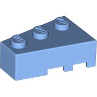 Lego Brick Wedged, Angled 3 x 2 Left / Medium Blue
