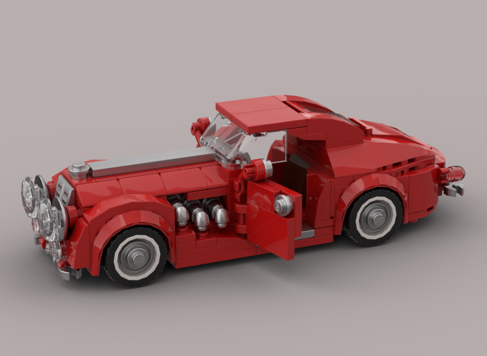 Lego Classic Red Sports Car - Short Version