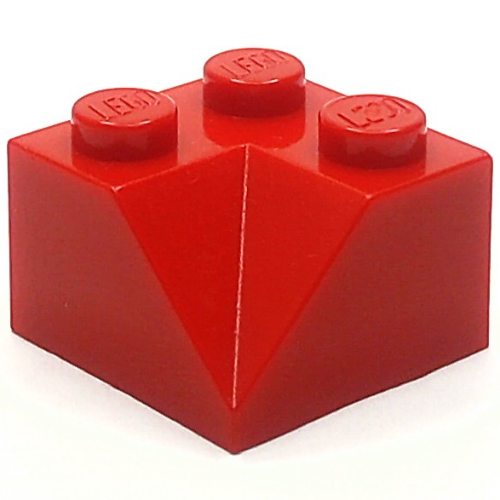 Lego Brick Sloped 45° 2 x 2 Double Concave Smooth