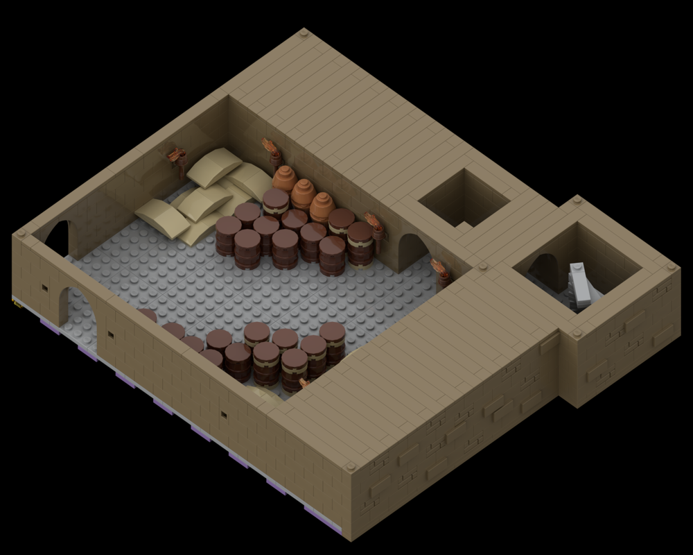 Lego Fenmark Fortress: Keep: Internal Storage