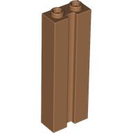 Lego Brick Special 1 x 2 x 5 with Groove / Medium Nougat
