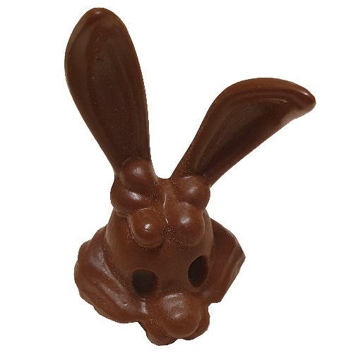 Lego Costume / Mask, Rabbit / Bunny Ears, Eye Holes / Brown