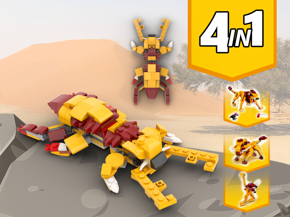 Lego 31112 Stag Beetle Alternative Build