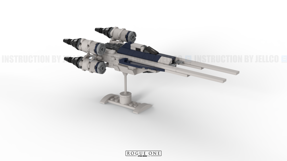 Lego Mini size UT-60D starfighter/support craft in the "Rogue One" movie