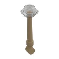 Lego Equipment Wand with Trans-Clear Hollow Stud Pattern / Dark Tan