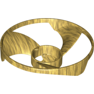Lego Propeller 3 Blade 13 Diameter / Pearl Gold