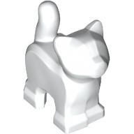 Lego Animal, Cat, Kitten, Short Tail [PLAIN] / White
