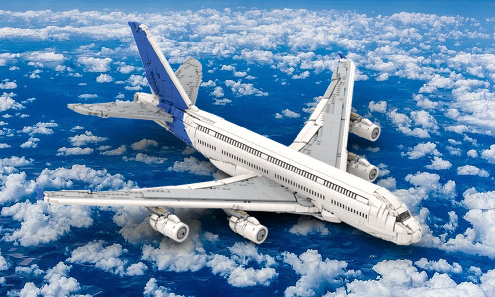 Lego Airbus A380 factory livery