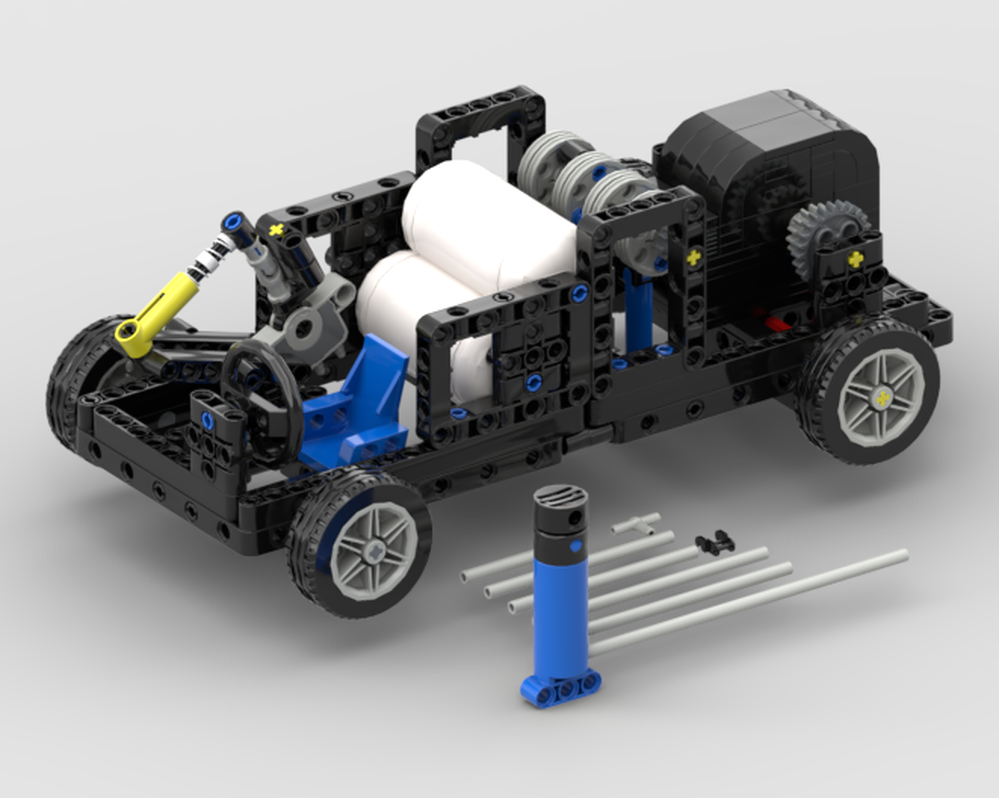 Lego Airworking car