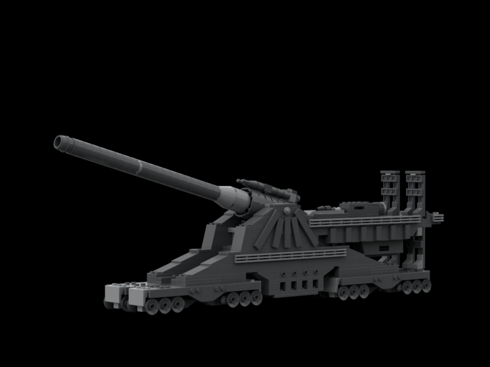 Lego 800mm Railway Gun "Gustav"