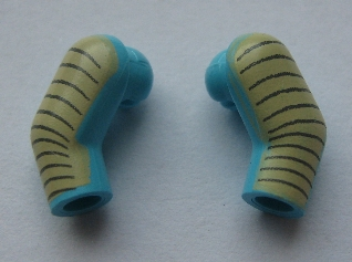 Lego Arm, (Matching Left and Right) Pair with SW Greedo Pattern